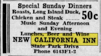 California Inn - May 22 1938 Article (newer photo)